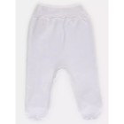 Ползунки на широкой резинке Топотушки «Малыши», швы наружу, рост 56 см, цвет белый - Фото 5