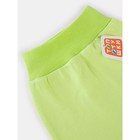 Ползунки на широкой резинке Топотушки «Малыши», рост 68 см, цвет салатовый - Фото 3