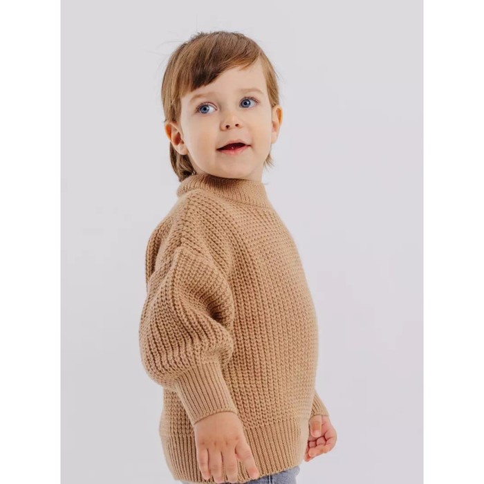 Свитер детский вязаный Rant Knitwear, рост 68 см, цвет бежевый - Фото 1