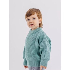 Свитер детский вязаный Rant Knitwear, рост 86 см, цвет мятный