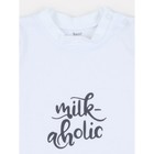 Комплект одежды детский Rant Milk-Aholic, 2 предмета: шорты, футболка, рост 62 см, цвет белый - Фото 3