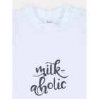 Комплект одежды детский Rant Milk-Aholic, 2 предмета: штанишки, футболка, рост 80 см, цвет белый - Фото 3