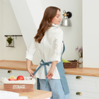 Фартук Этель ECO turquoise, 60х70см, 100% лён, 245 г/м2 - фото 807754725