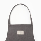 Фартук Этель ECO  light grey, 60х70см, 100% лён, 245 г/м2 - фото 808383059