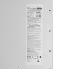 Панель светодиодная Ecola 40 Вт, 6500K, 595x9, матовая, без драйвера, белая - фото 23794959