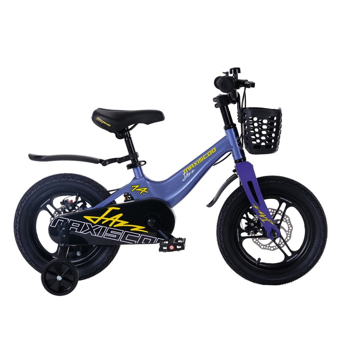 Велосипед 14'' Maxiscoo JAZZ Pro, цвет Синий карбон - Фото 1