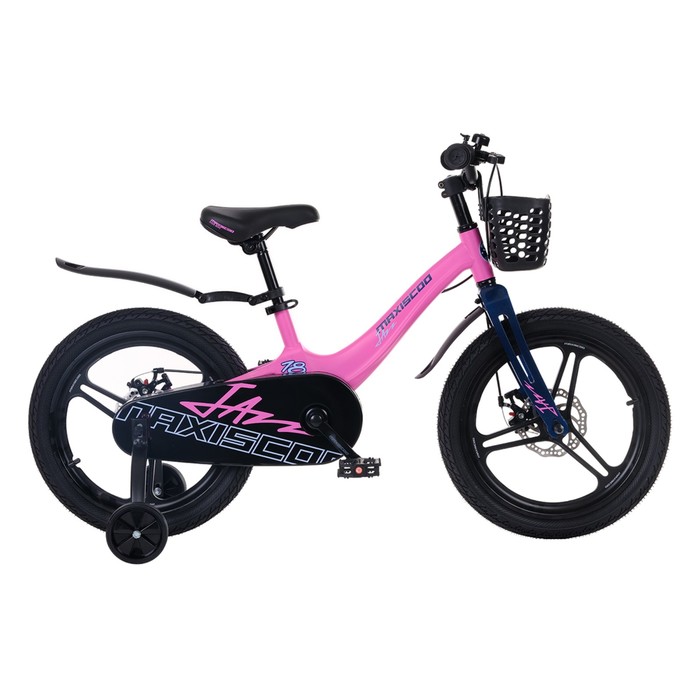 Велосипед 18'' Maxiscoo Jazz Pro, цвет розовый матовый - Фото 1