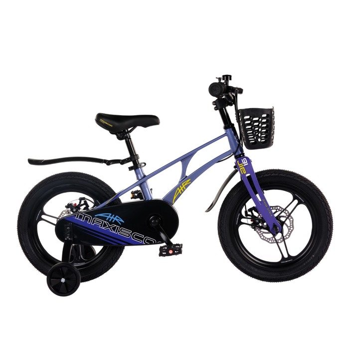 Велосипед 16&#39;&#39; Maxiscoo AIR Pro, цвет Синий карбон