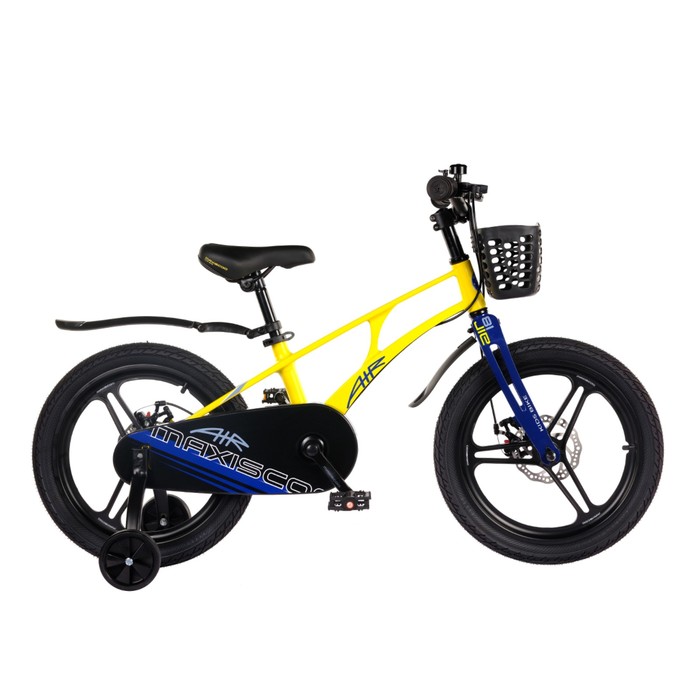 Велосипед 18'' Maxiscoo AIR Pro, цвет Желтый Матовый - Фото 1