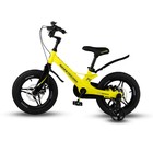Велосипед 14'' Maxiscoo Space Deluxe Plus, цвет жёлтый матовый - Фото 3