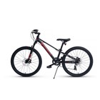 Велосипед 24'' Maxiscoo 7BIKE M300, цвет Черный - Фото 3