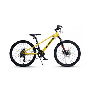 Велосипед 24'' Maxiscoo 7Bike M300, цвет жёлтый
