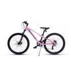 Велосипед 24'' Maxiscoo 7BIKE M300, цвет Розовый - Фото 3