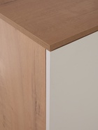 Комод для хранения «Эра. К1000–2Д», 4 ящика, 2 дверцы, 1000×430×830 мм, цвет дуб вотан/белый - Фото 9