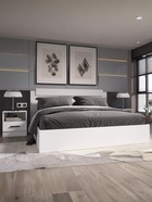 Кровать двуспальная «ЭКО», 1600×2000 мм, цвет белый - Фото 1