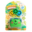 Проектор «Весёлые зверята: Лягушонок», свет, 3 слайда, 24 картинки, цвет зелёный - фото 23787955