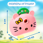 Проектор «Весёлые зверята», свет, цвет розовый - фото 23787962