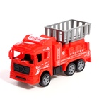 Игровой набор «Пожарная служба», инерция, 5 грузовиков в комплекте - фото 9362011