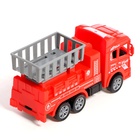 Игровой набор «Пожарная служба», инерция, 5 грузовиков в комплекте - фото 9362013