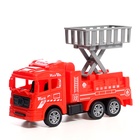 Игровой набор «Пожарная служба», инерция, 5 грузовиков в комплекте - фото 4425973