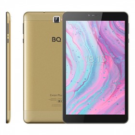 Планшет BQ-8077L Exion Plus, 8", IPS, 1280x800, 1.6 ГГц, 3+32 Гб, 2+8 МП, золотистый