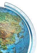 Глобус физико-политический, диаметр 210 мм, с подсветкой - Фото 3