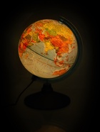 Глобус физико-политический, диаметр 210 мм, с подсветкой - Фото 9