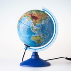 Глобус физический «Классик Евро», диаметр 150 мм, с подсветкой - Фото 1