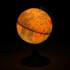 Глoбус физический «Классик Евро», диаметр 150 мм, с подсветкой - Фото 2