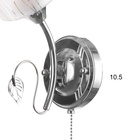 Бра "Лики" 1х60Вт Цоколь: Е27 Цвет: хром 20х11х27см - фото 23872540