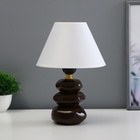 Настольная лампа "Бриз" 1х60Вт Цоколь: E27 Цвет: Кофе - Фото 1