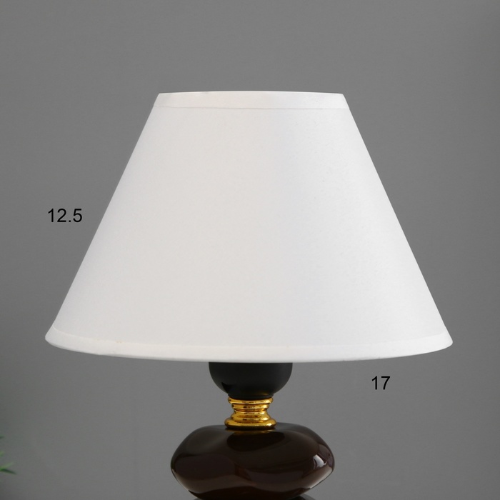 Настольная лампа "Бриз" 1х60Вт Цоколь: E27 Цвет: Кофе - фото 1927055617