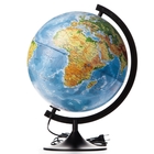 Глобус физический «Классик», диаметр 320 мм, с подсветкой - Фото 1