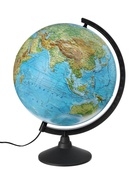 Глобус физический «Классик», диаметр 320 мм, с подсветкой - Фото 2