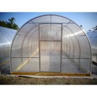 Теплица (каркас) «Новая-Цинк-Двойные дуги», 4×3×2.1 м, оцинкованная сталь, профиль 20×20 мм, без поликарбоната - Фото 4