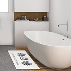 Коврик для ванной Этель Natural print 50х80 см,100% п/э, велюр - фото 321130278