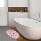 Коврик для ванной Этель Bloom with grace 67х57±2см, 100% п/э, велюр - фото 321130288