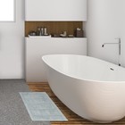 Коврик для ванной Этель Bricks 50х80 см цв. серый, 70%хл, 30% п/э,1600 г/м2 - фото 321130318