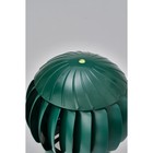 Ротационная вентиляционная турбина (d160), Зеленый мох RAL6005 - Фото 2