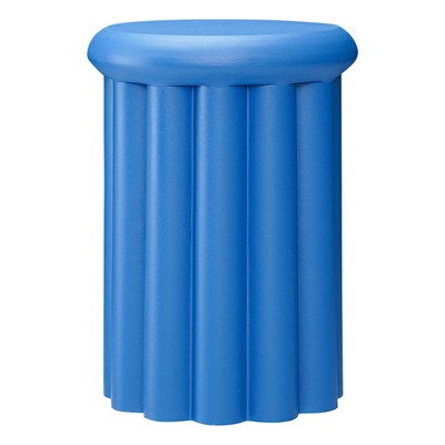 Столик приставной Vivlend, 340×340×460 мм, цвет синий