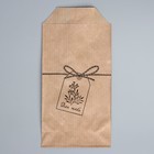 Пакет бумажный фасовочный, упаковка, крафт, «Шильдик» 8 х 16 см без окна - Фото 3