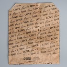 Пакет бумажный фасовочный, упаковка, крафт, «LOVE» 13 х 16 см без окна - Фото 4