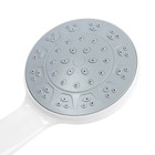 Лейка для душа ZEIN Z3524, d=80 мм, белый корпус, белая с серым - Фото 5