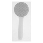 Лейка для душа ZEIN Z3524, d=80 мм, белый корпус, белая с серым - Фото 6