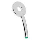 Лейка для душа ZEIN Z3537, d=105 мм, отверстие внутри, хром/зелёный - Фото 4