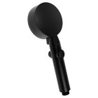 Лейка для душа ZEIN Z3539, d=90 мм, 5 режимов, кнопка "стоп", съёмный верх, черная - Фото 6