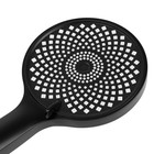 Лейка для душа ZEIN Z3545, d=120 мм, 3 режима, черная - Фото 6