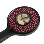 Лейка для душа ZEIN Z3547, d=120 мм, 3 режима, вентилятор, розовые форсунки сердечки, черная - Фото 7