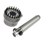 Лейка для душа ZEIN Z3550, d=80 мм, 3 режима, с массажными зубчиками, кнопка «стоп», графит - Фото 9