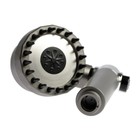 Лейка для душа ZEIN Z3550, d=80 мм, 3 режима, с массажными зубчиками, кнопка «стоп», графит - Фото 12